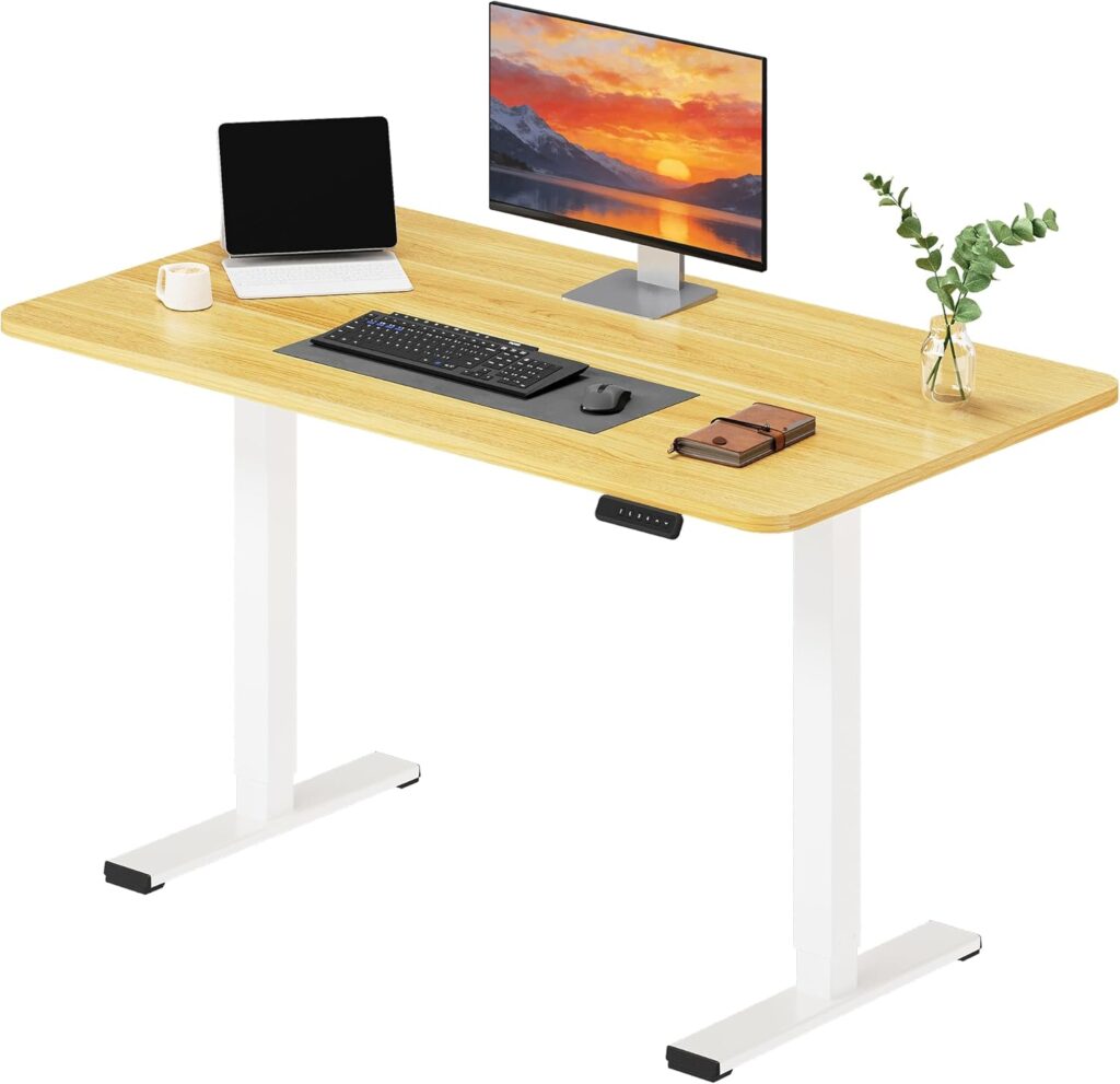 Escritorio elevable Sanodesk color arce