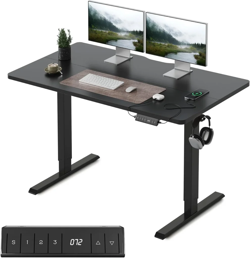 Escritorio elevable FEZIBO Color Negro