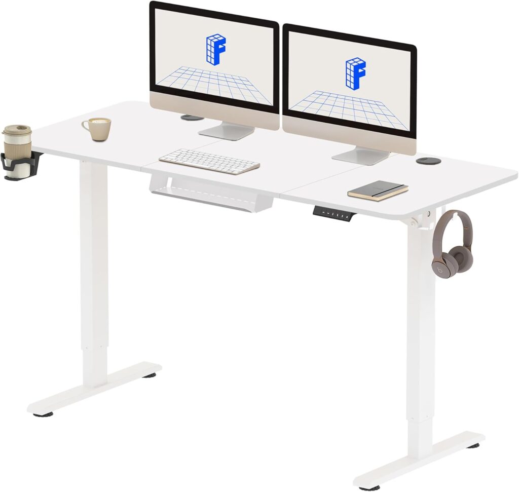 Escritorio elevable FLEXISPOT EF1 Blanco