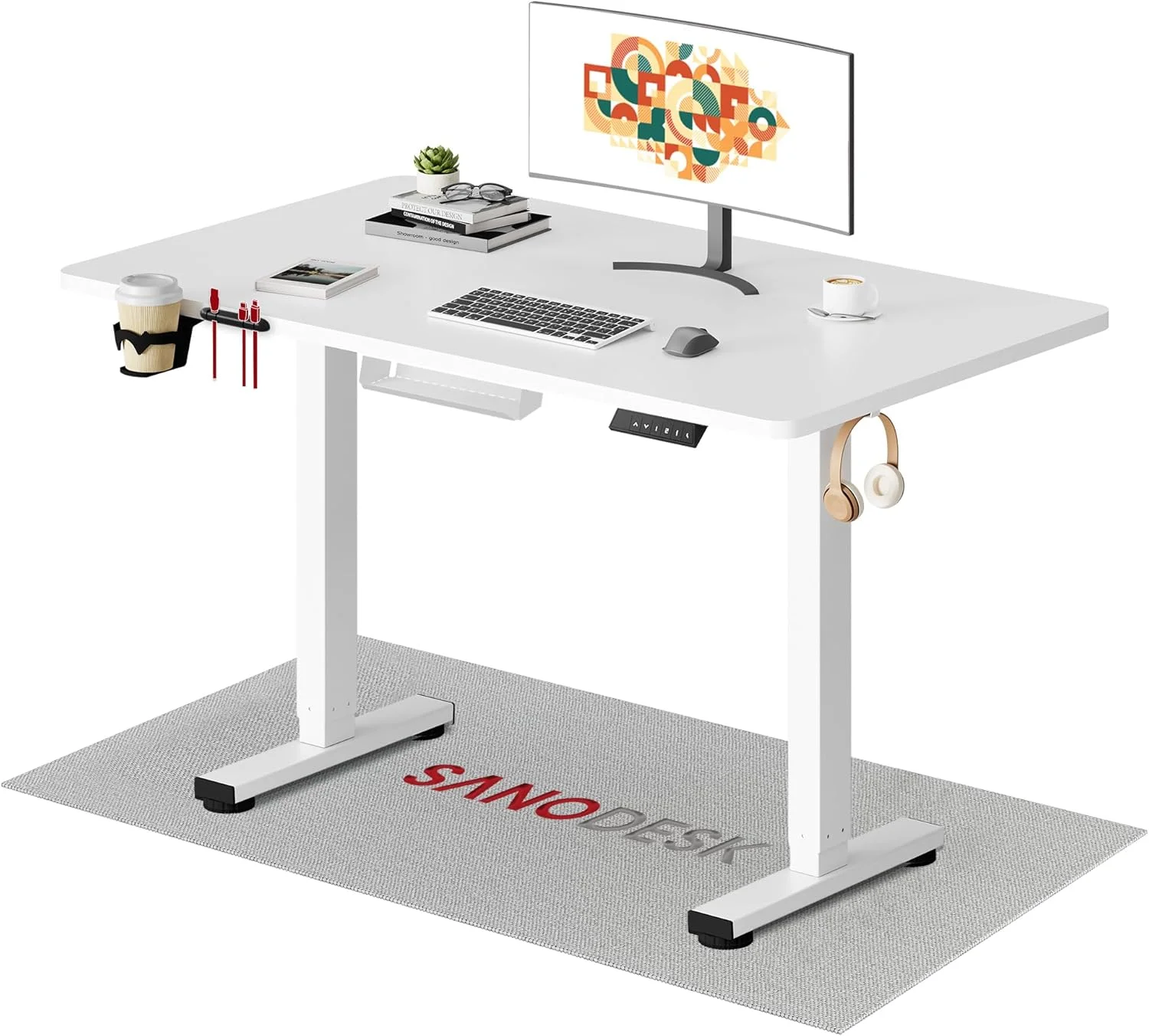 Sanodesk con soporte cascos