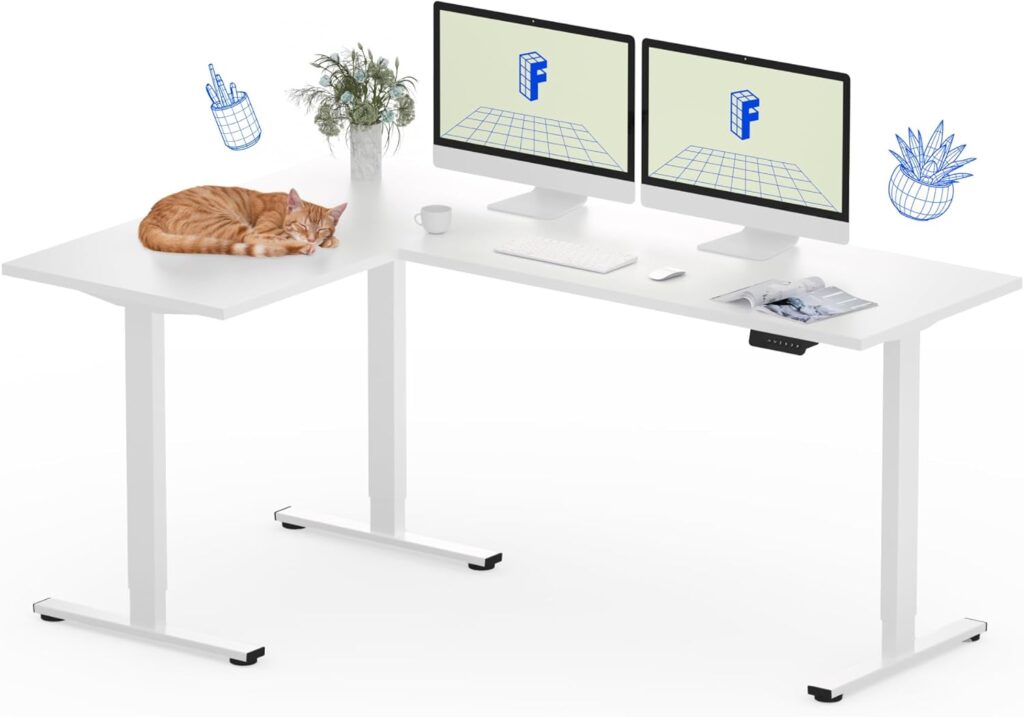 FlexiSpot Q1L color Blanco