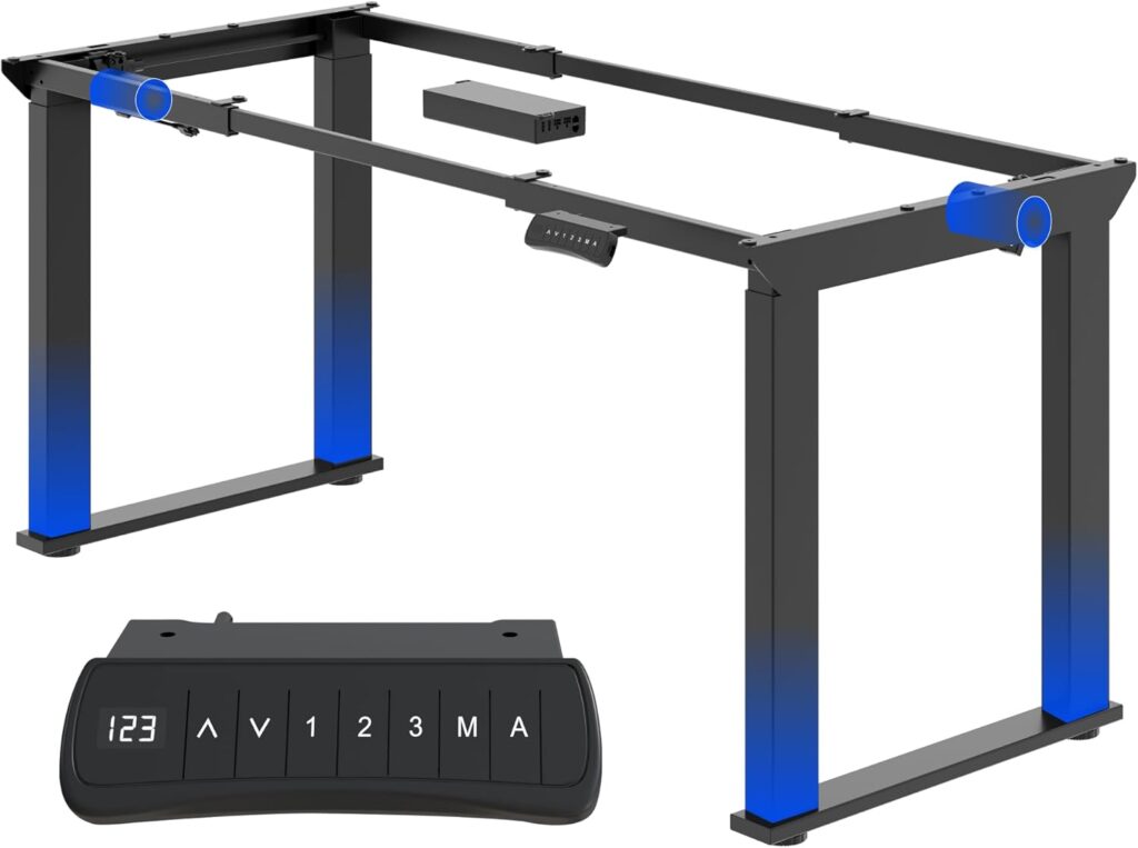 Marco FlexiSpot E1Q escritorio elevable Negro