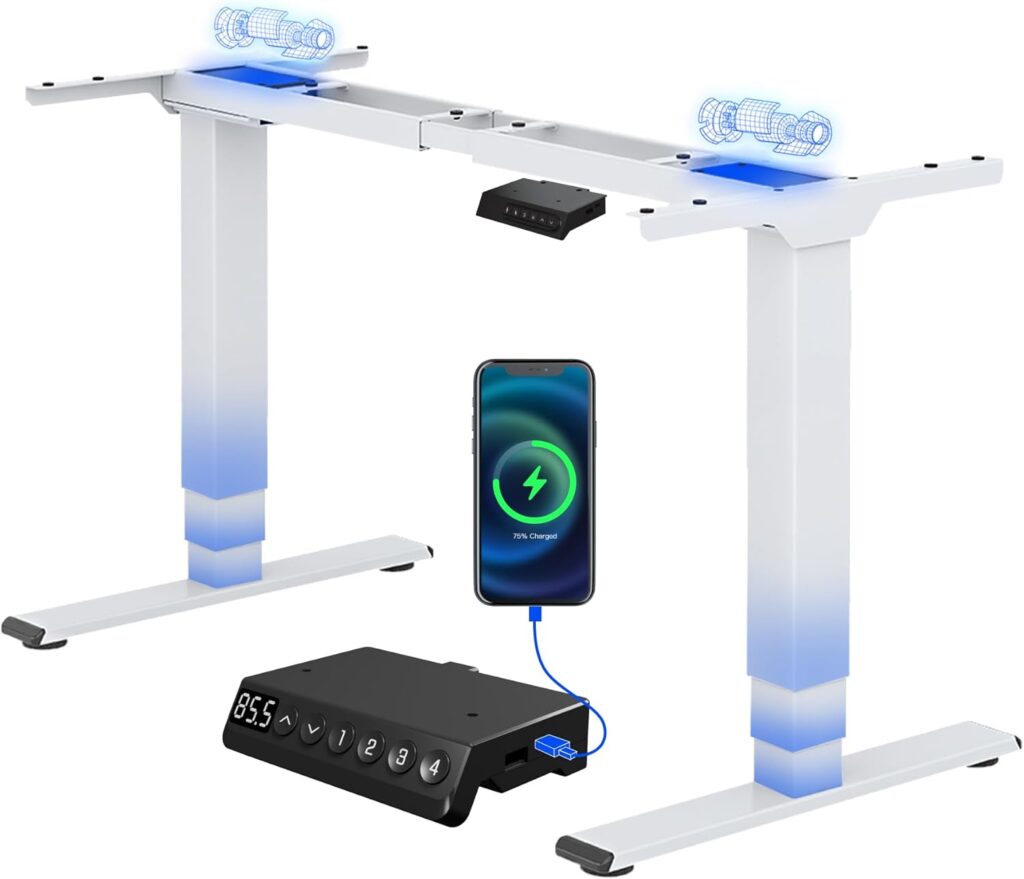 Marco FlexiSpot EC5 Plus escritorio elevable Blanco