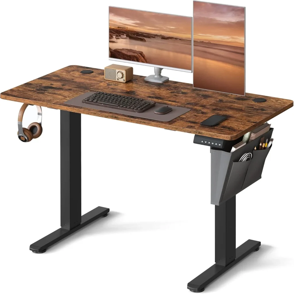 Escritorio elevable SONGMICS 120x60cm Marrón