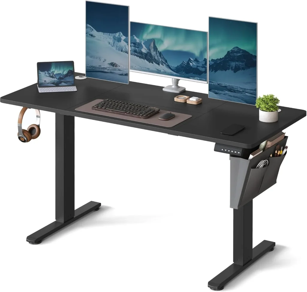 Escritorio elevable SONGMICS 140x60cm Negro