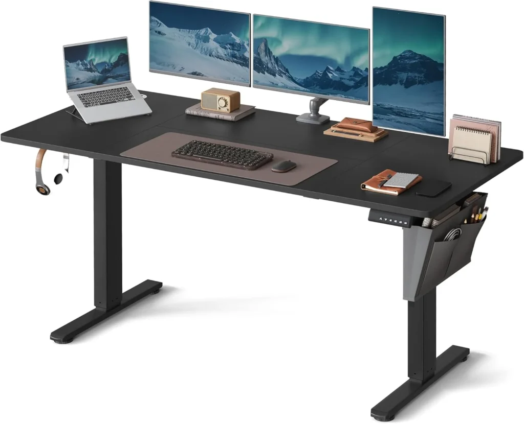 Escritorio elevable SONGMICS 160x70cm Negro