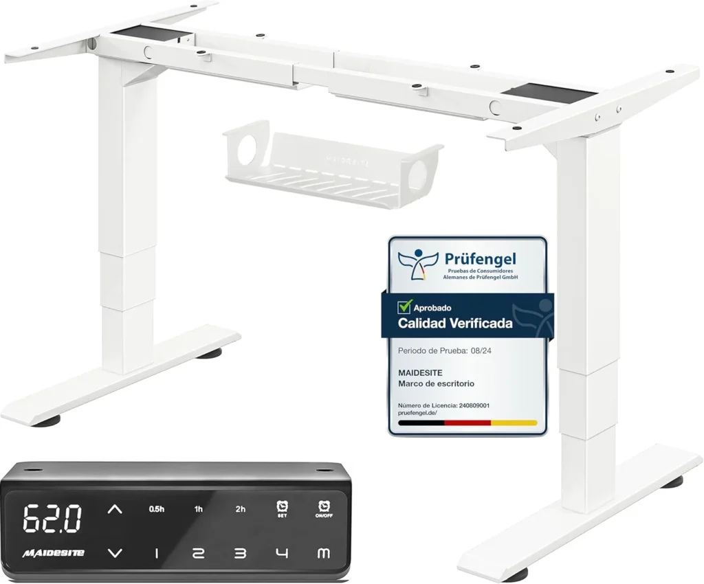 Marco escritorio elevable MAIDeSITe T2 Pro Blanco