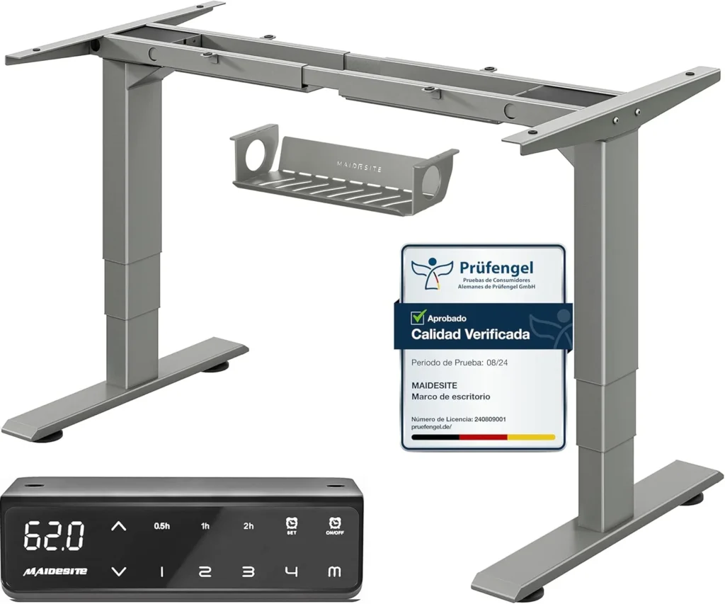 Marco escritorio elevable MAIDeSITe T2 Pro Gris