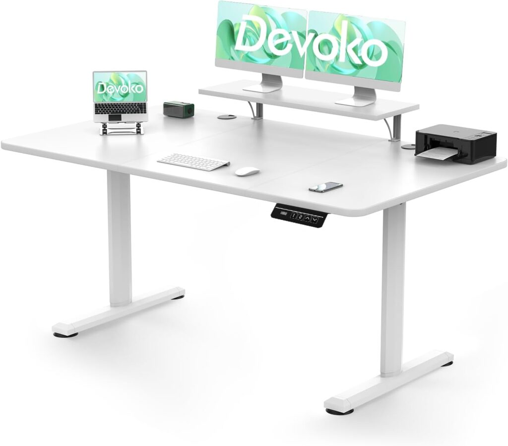 Escritorio elevable Devoko color Blanco